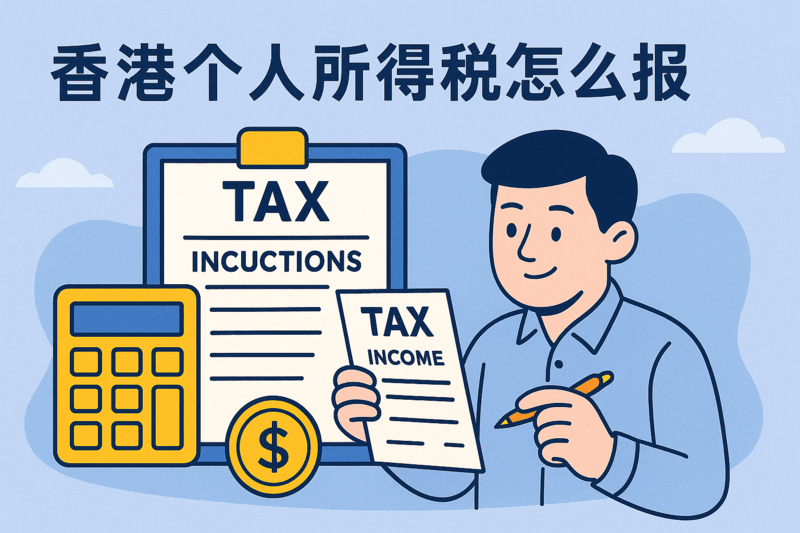 香港个人所得税怎么报？