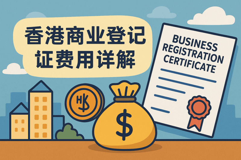 香港商业登记证费用详解