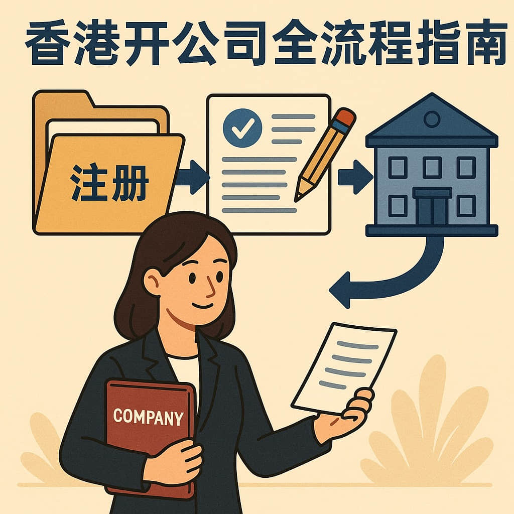 香港开公司全流程指南|注册步骤、银行开户、SCR、年检报税一次看懂